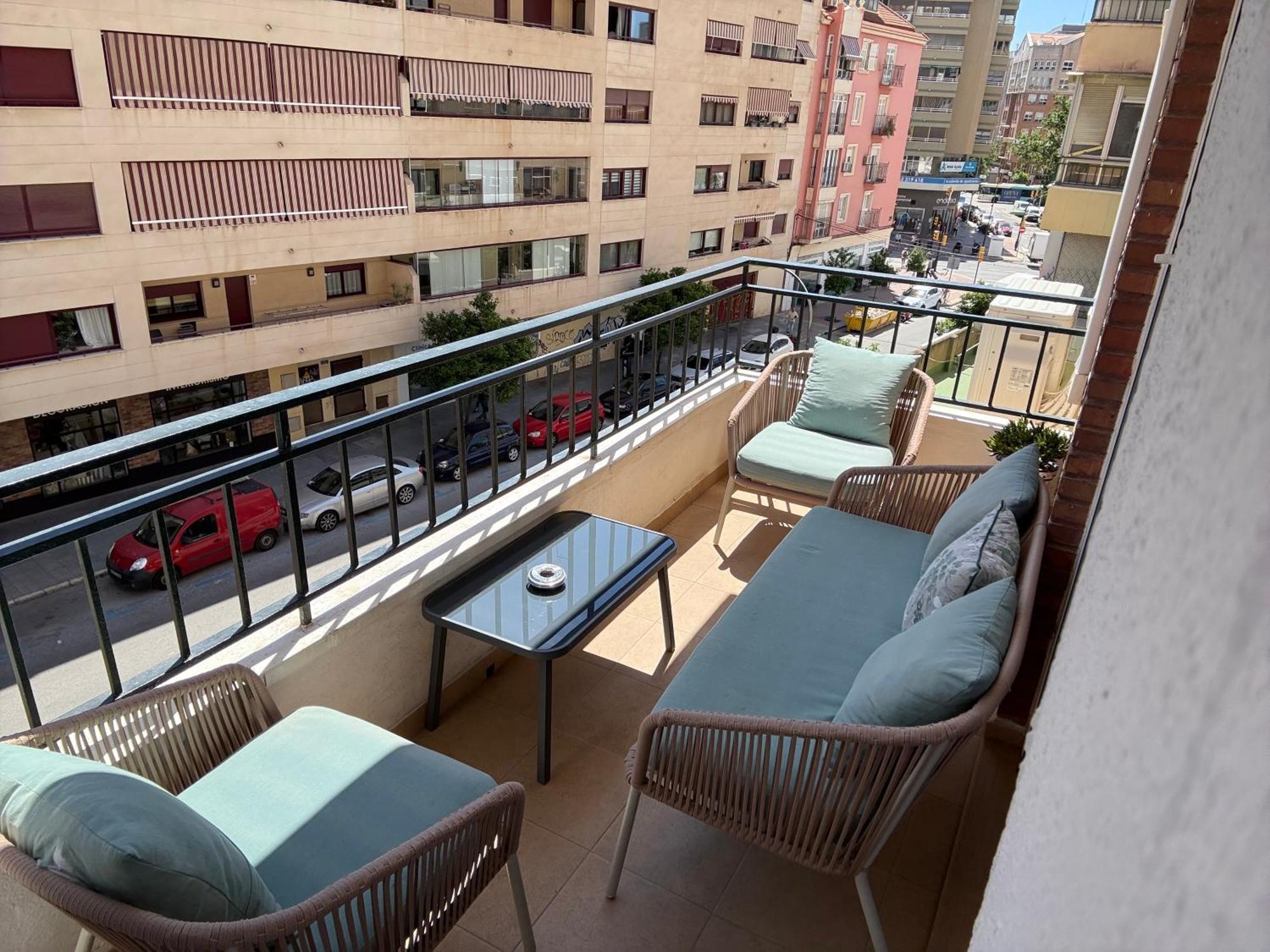 Galvez Flat, At Principal Railway Station In Malaga Appartement Buitenkant foto